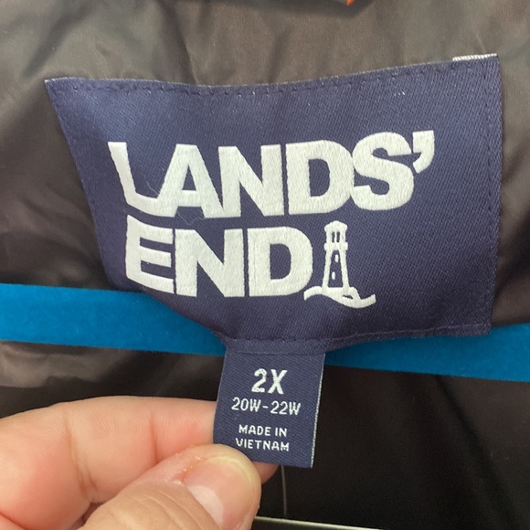 Lands End Down Puffer Vest - Picture 3 of 5